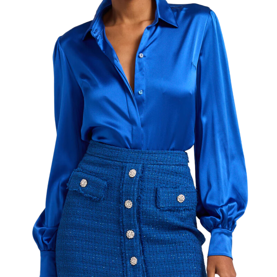 MAXWELL BLOUSE COBALT