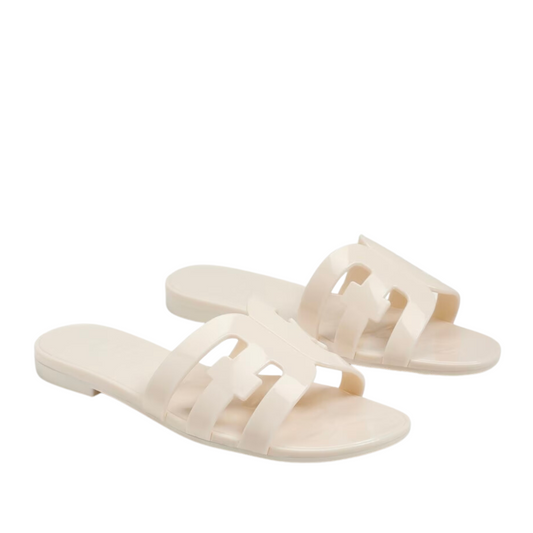 BAY JELLY SANDAL IVORY