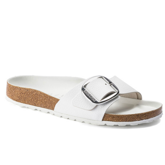 MADRID BIG BUCKLE SANDAL WHITE