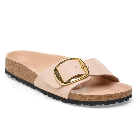 MADRID BIG BUCKLE SANDAL NEW BEIGE