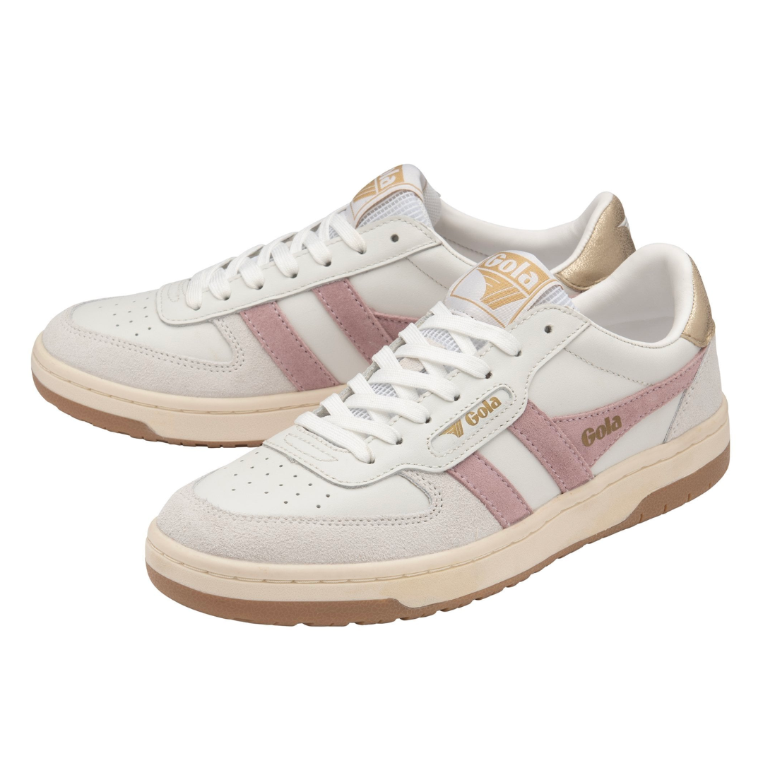 HAWK SNEAKER WHITE/PEARL PINK/GOLD