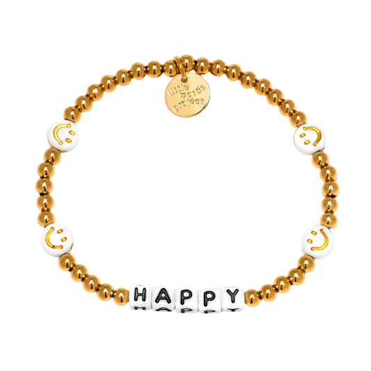 HAPPY BRACELET GOLD PLATED