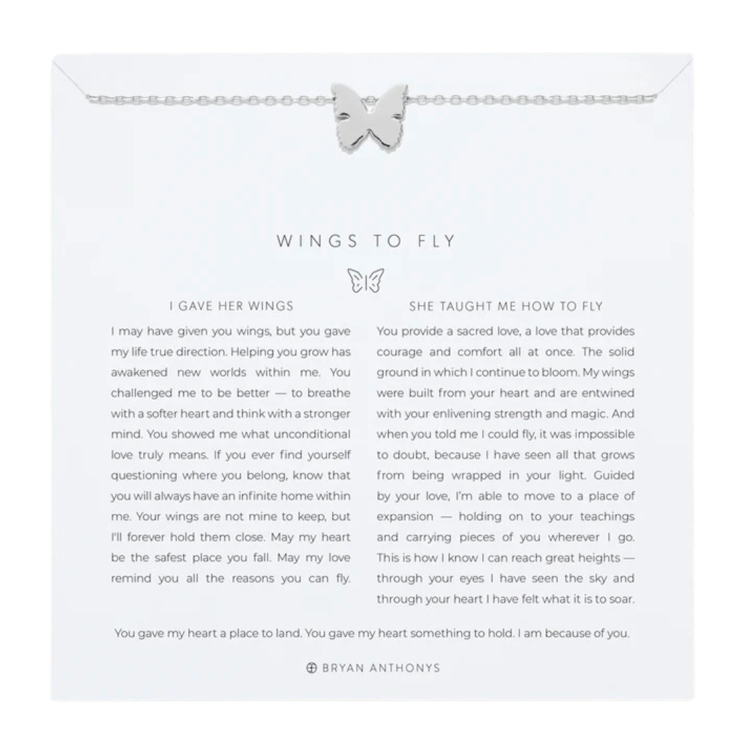 WINGS TO FLY ICON NECKLACE SILVER