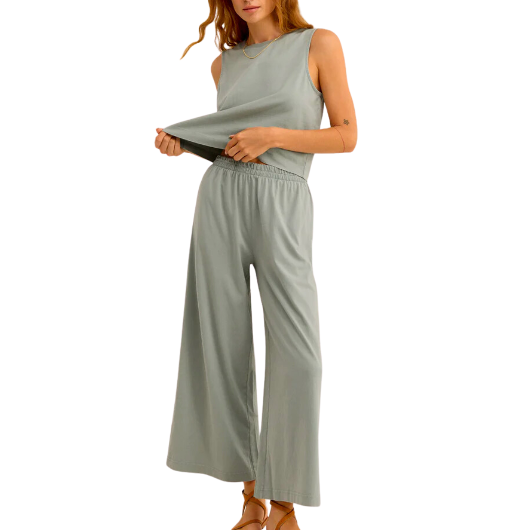 SCOUT JERSEY FLARE PANT HARBOR GRAY