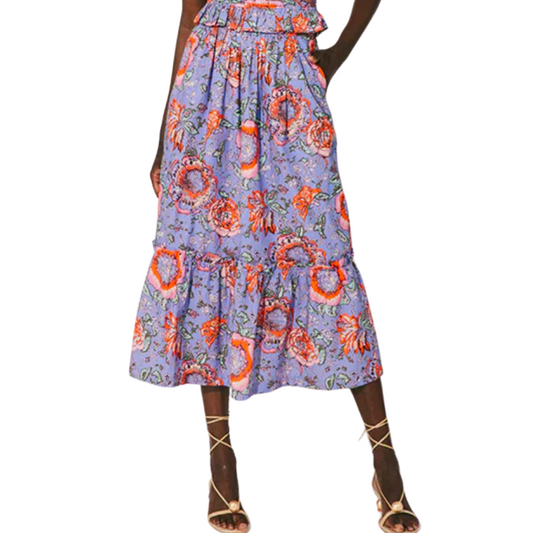 HENRIETTA ANKLE SKIRT MANIKA PRINT