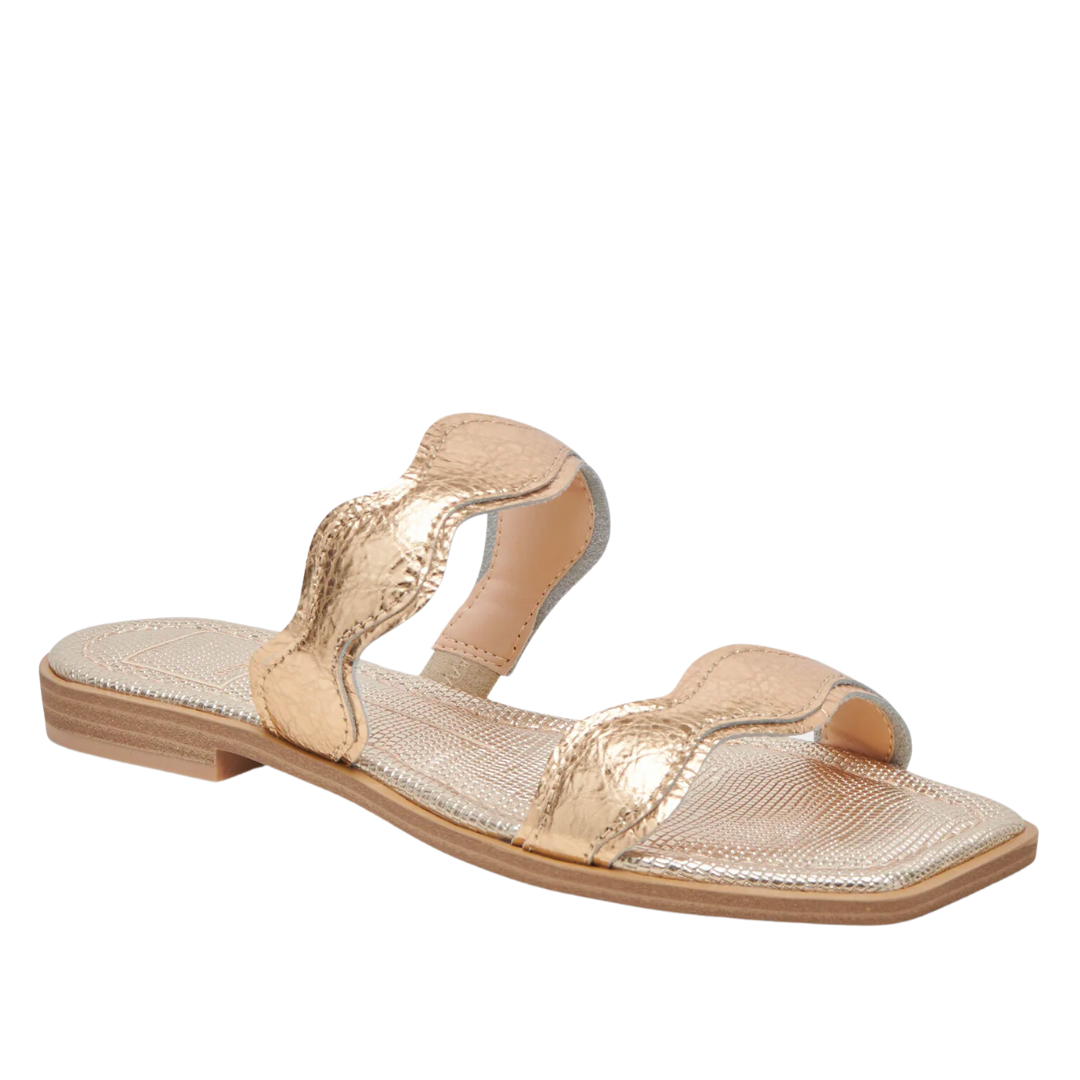 ILVA FLAT SANDAL GOLD