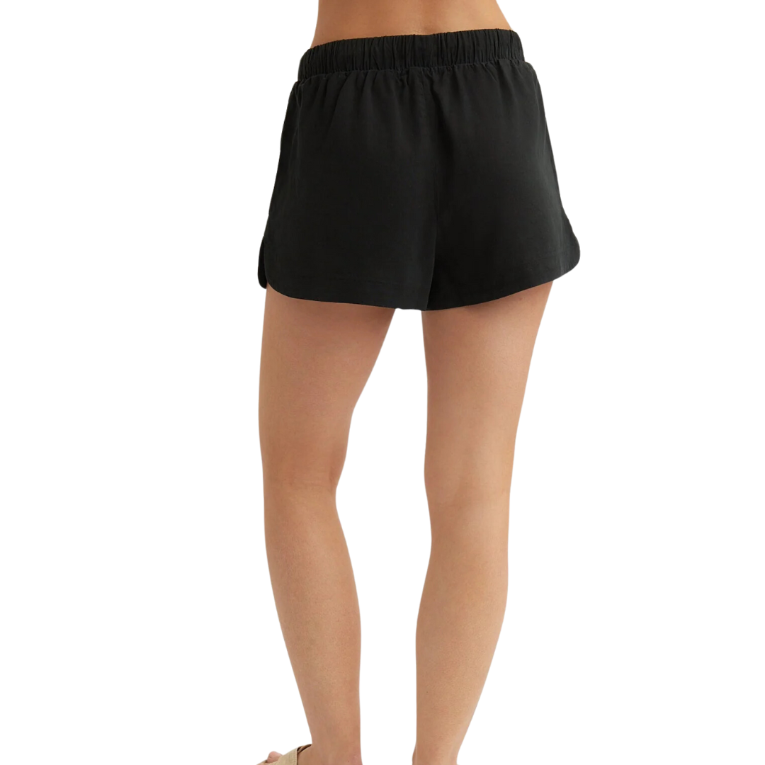 FLOWY DOLPHIN SHORT BLACK