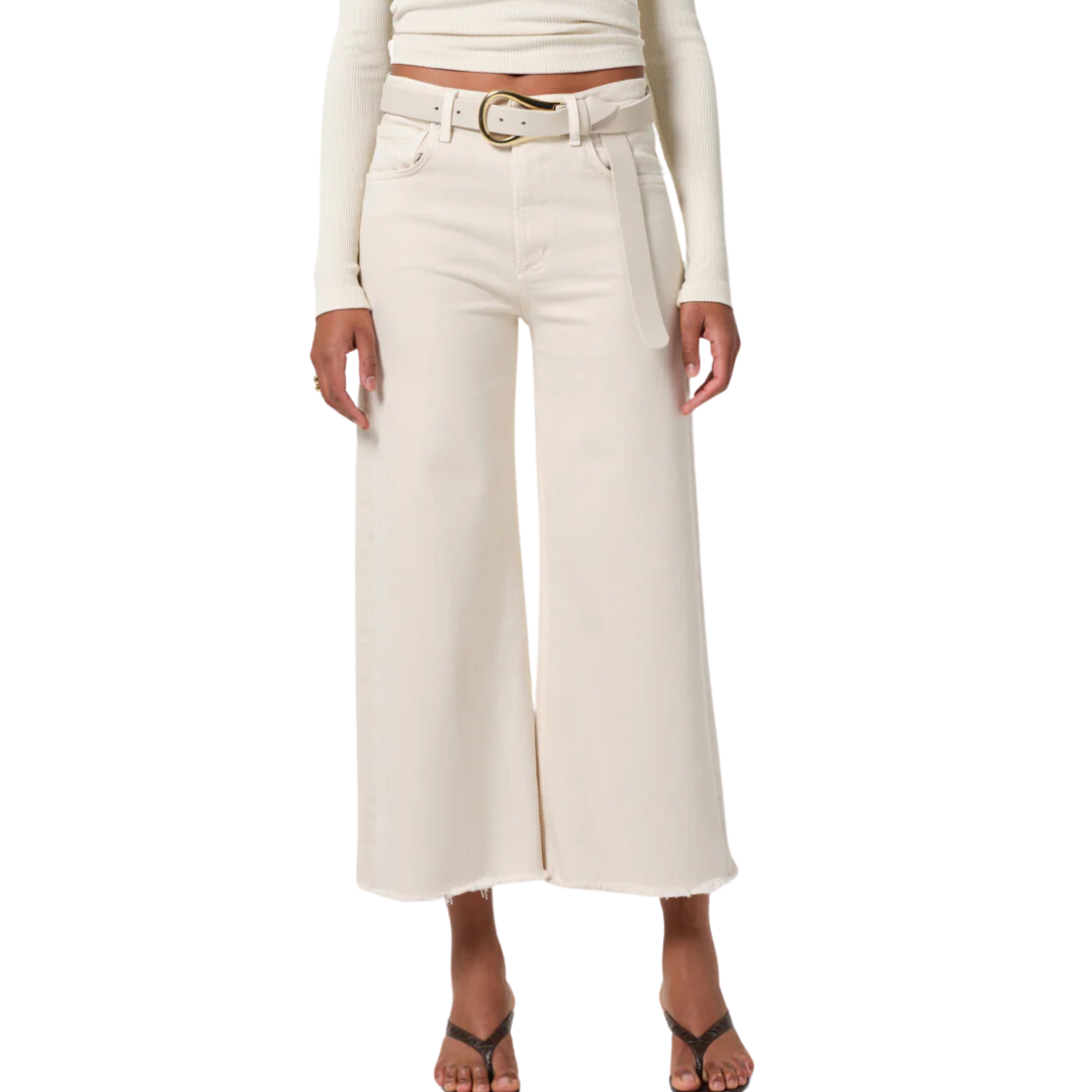 LYRA CROP WIDE LEG ALMONDETTE