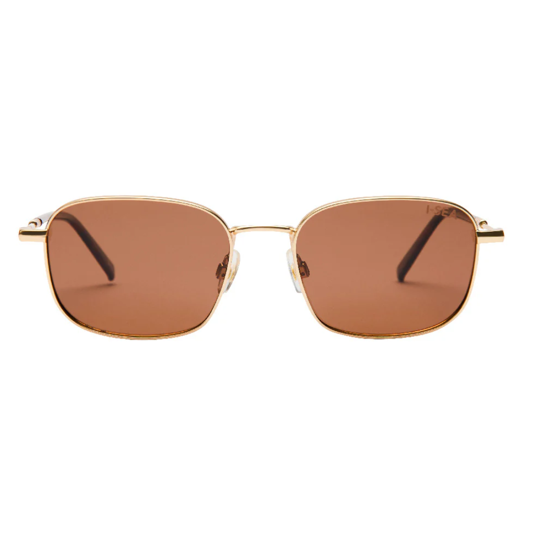 QUINN SUNGLASSES GOLD/BROWN