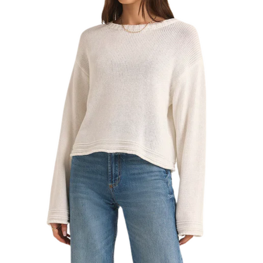 EMERSON SWEATER WHITE