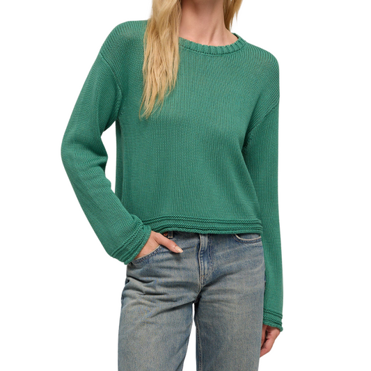 EMERSON SWEATER BOTANICAL GREEN