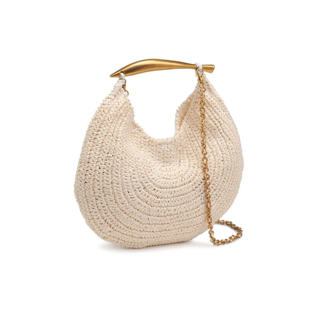 BRIELLE RAFFIA BAG