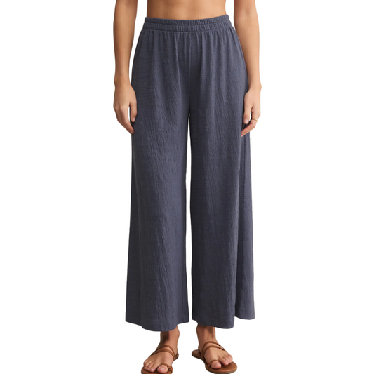 SCOUT TEXTURED SLUB PANT WORN BLUE