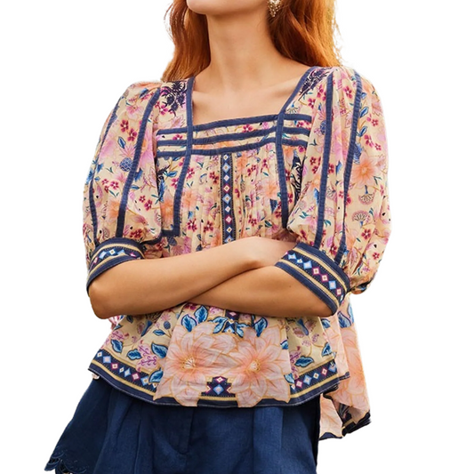 SUPERBLOOM TAPESTRY BLOUSE