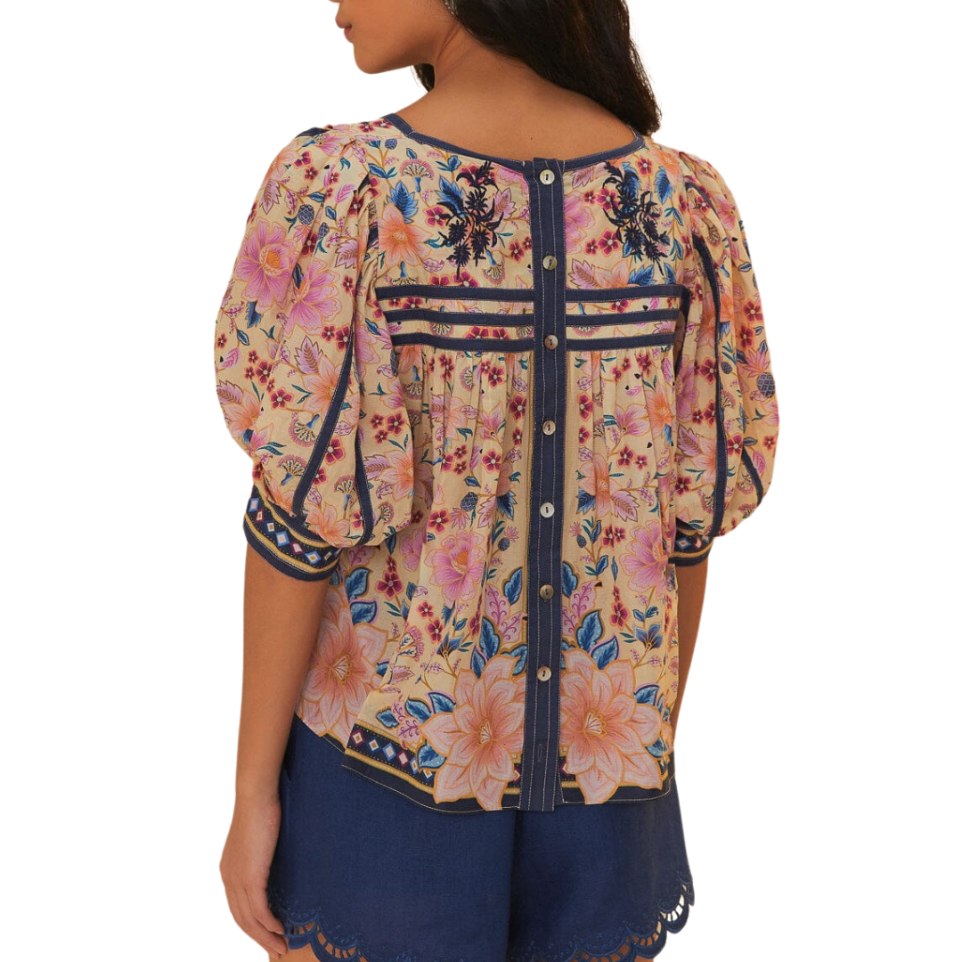 SUPERBLOOM TAPESTRY BLOUSE