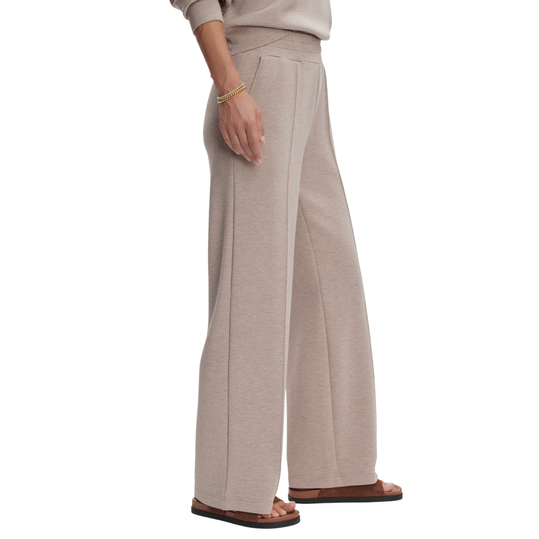 WIDE LEG PANT 30" TAUPE