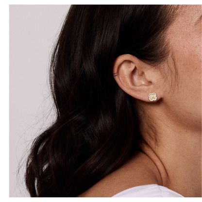 ICON STUD EARRING GOLD