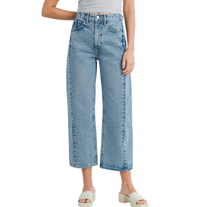 BARREL JEAN TWIST MEDIUM BLUE