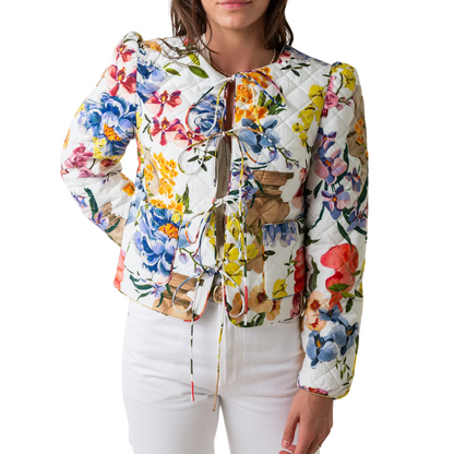 GREEK GARDEN OFF WHITE COAT
