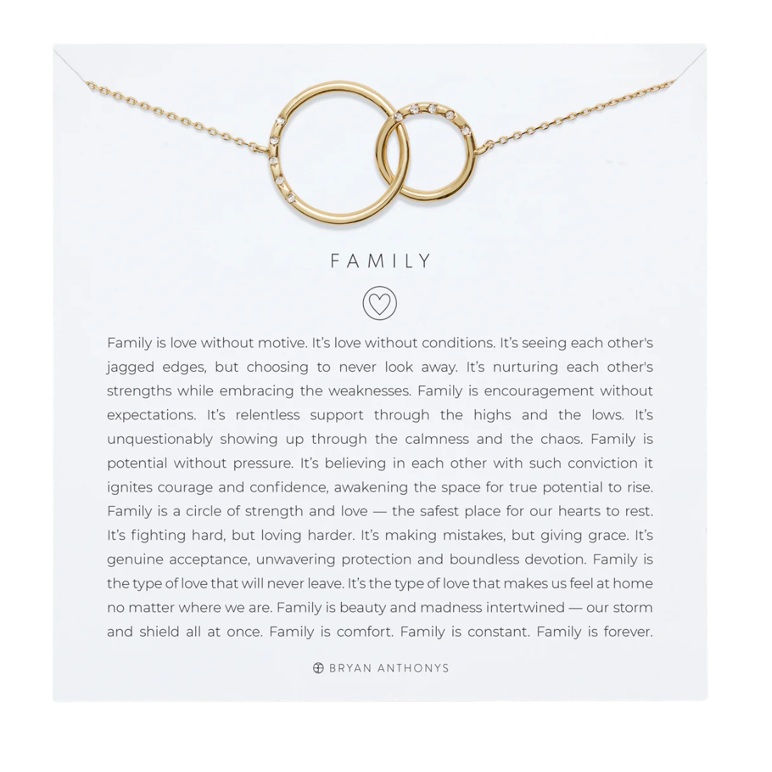 FAMILY INTERLOCKING NECKLACE GOLD