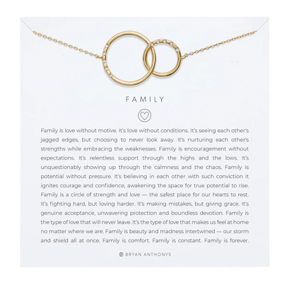FAMILY INTERLOCKING NECKLACE GOLD