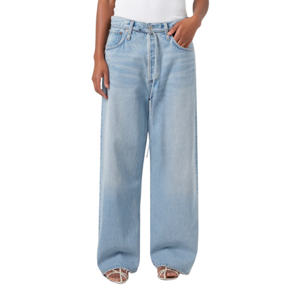 EMMI JEAN TIE WAIST WIDELEG INCLINE