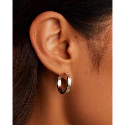 ROSE HOOPS SILVER