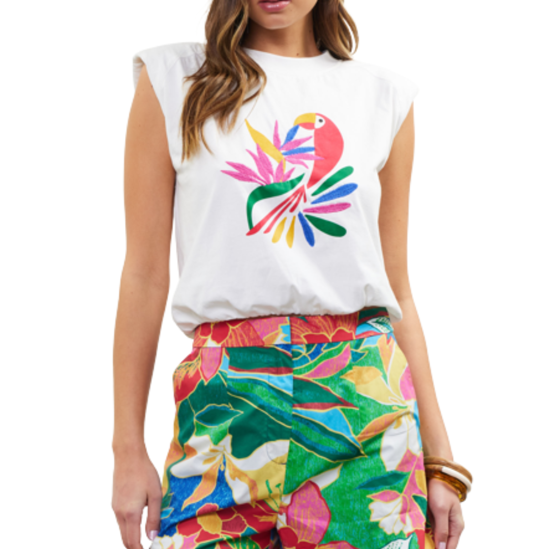 PRINTED TANK TOP