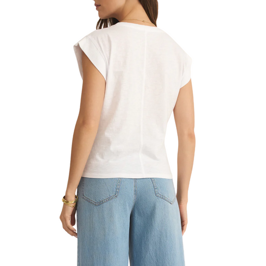 CAMINO SLUB TOP WHITE