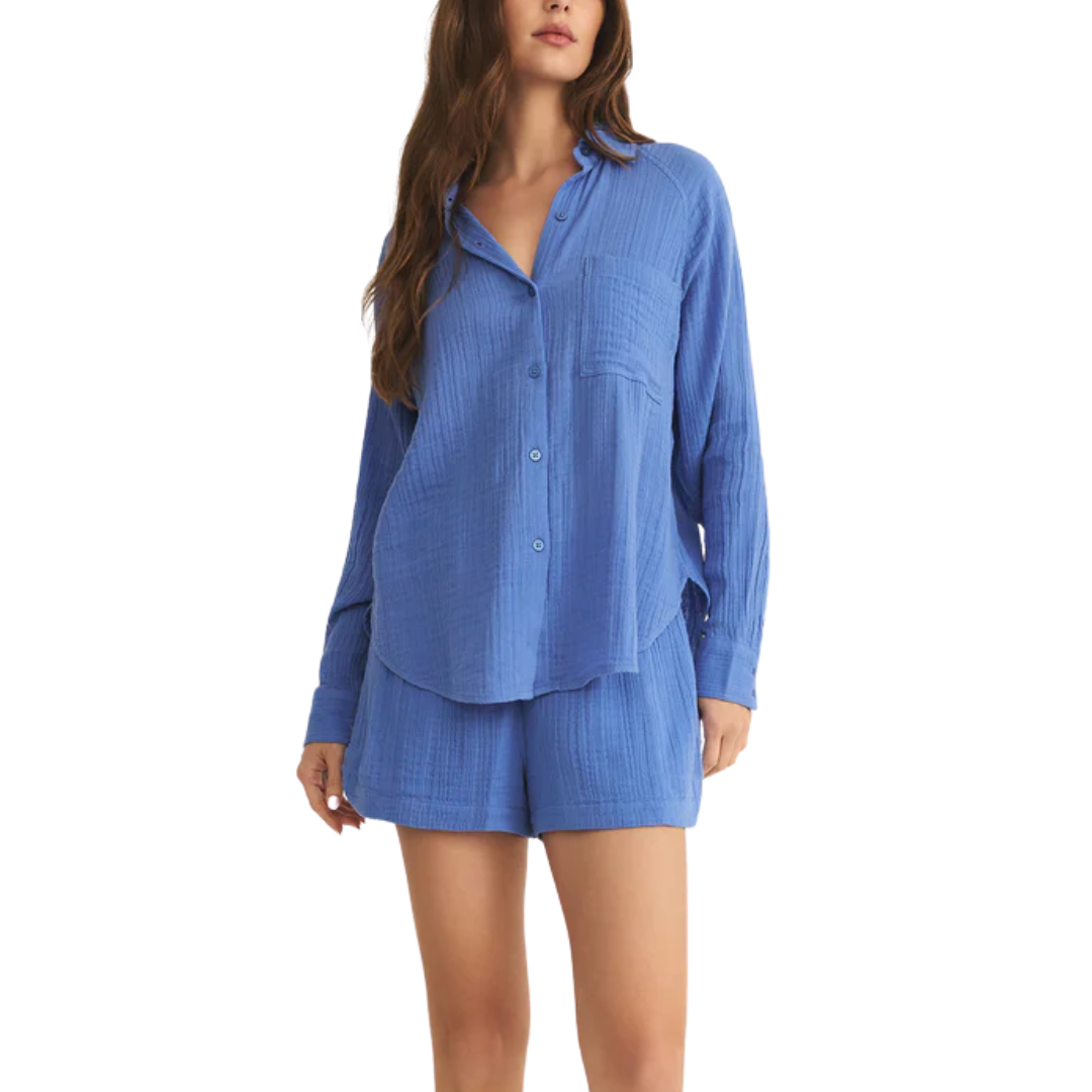 BEACON AIRY SHORT YACHT BLUE