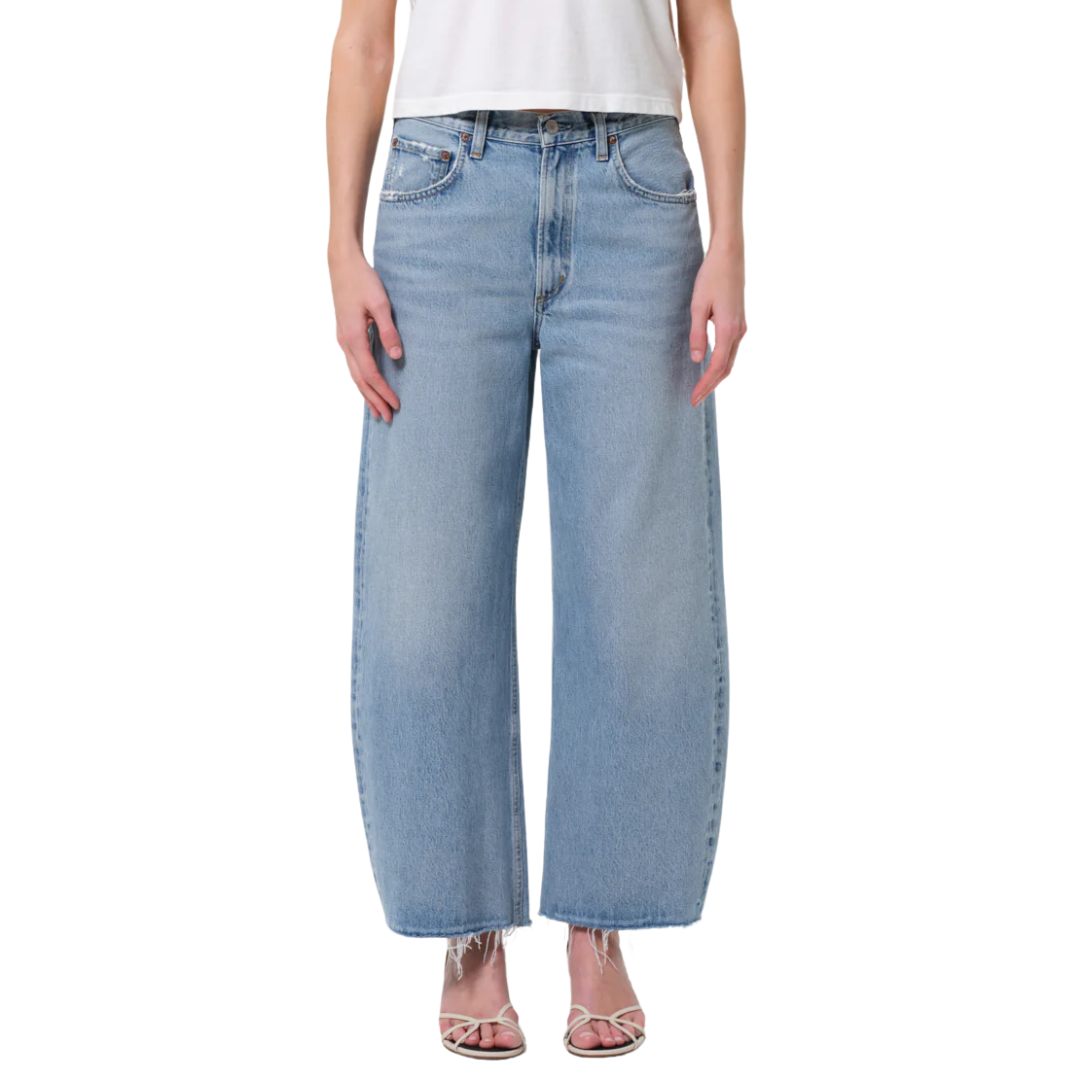 【PORTERNA】Velvet Ribbon Wide Jeans PORTERNA】Velvet Ribbon Wide Jeans