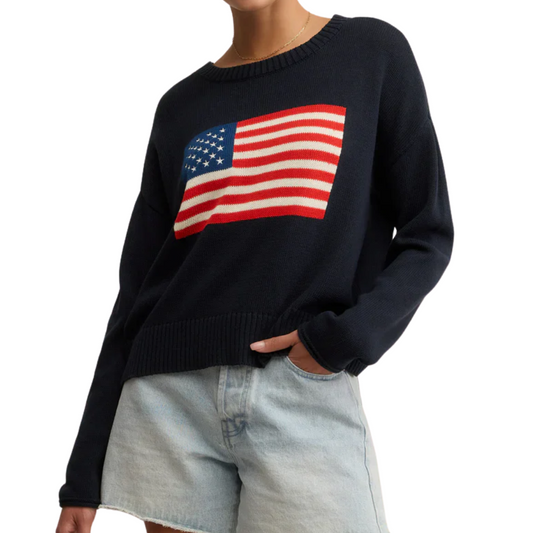 SIENNA PATRIOT SWEATER ECLIPSE