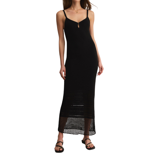 CALLAHAN MIDI DRESS BLACK