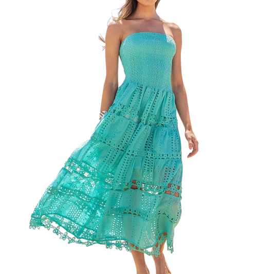 EYELET LACE TUBE DRESS TIFFANY