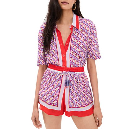 PINEAPPLE SCARF SHIRT