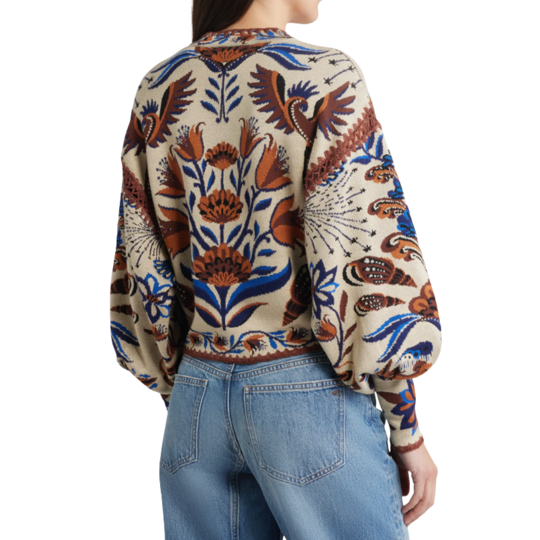 NATURE LAND SAND KNIT CARDIGAN