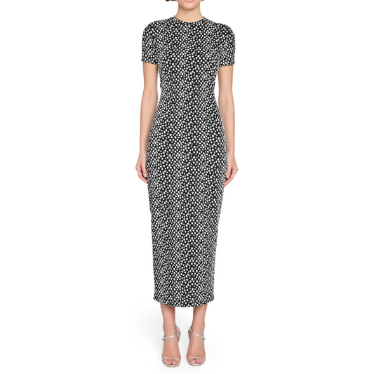 ROSARIA DRESS BLACK / WHITE