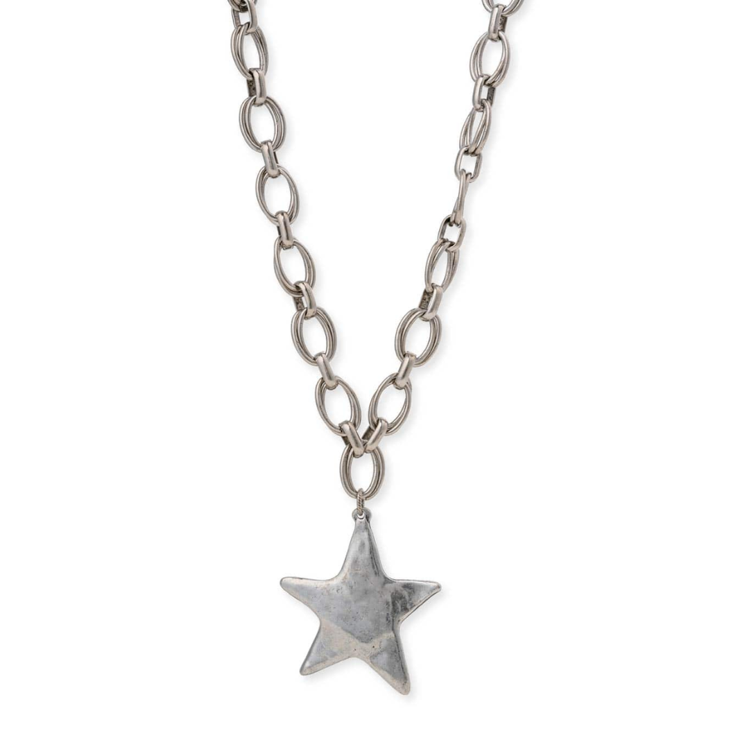 STAR SHINE NECKLACE SILVER