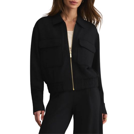 ESCAPE FLEECE JACKET BLACK