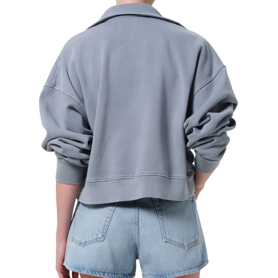 MIRELLE FUNNEL NECK SWEATSHIRT HEMATITE