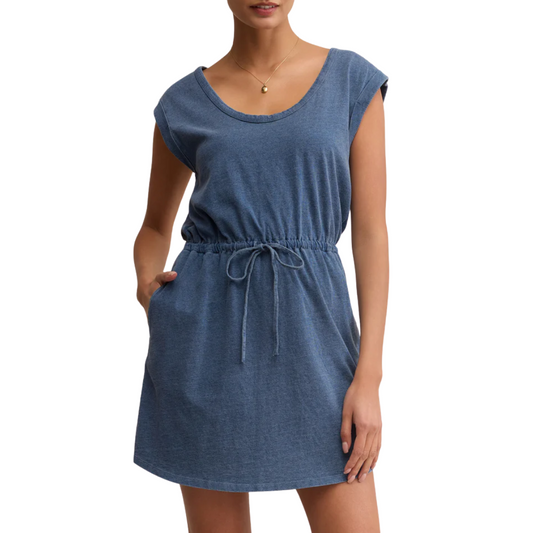 DAYSHIFT DENIM MINI DRESS VINTAGE INDIGO