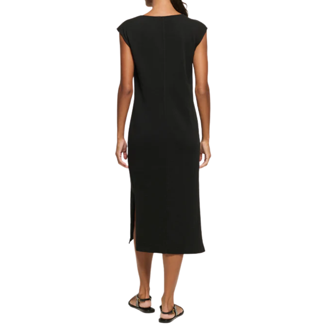 KAYLEE COLUMN DRESS JET BLACK