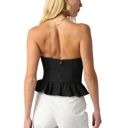 AUTUMN CORSET TOP BLACK