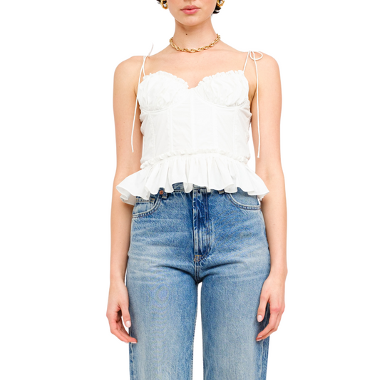 CARY TOP OFF WHITE
