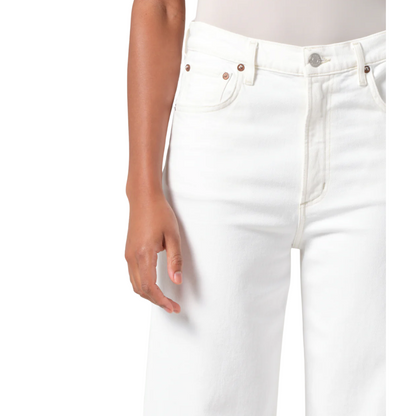 REN HIGHRISE WIDELEG WHITE WASH