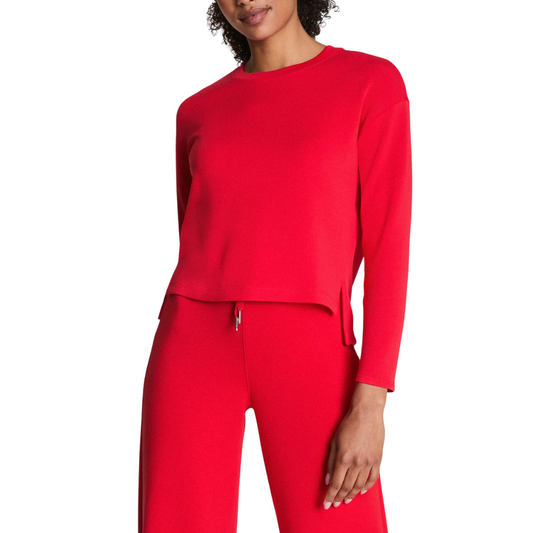 AIRESSENTIALS SIDE SLIT TOP SPANX RED