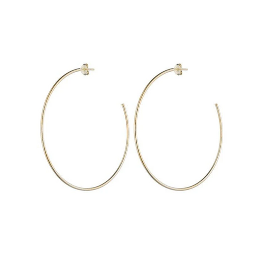 JILLIAN HOOPS SHINY CHAMPANGE