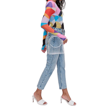 ZOILA EVENING CLEAR BAG CLEAR