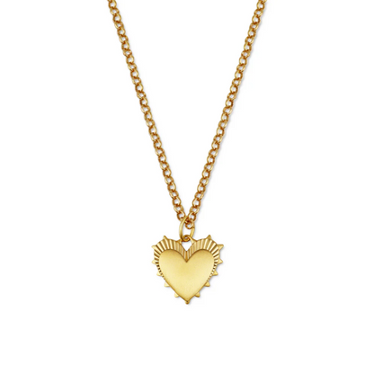 SMALL HEART OF GOLD NECKLACE