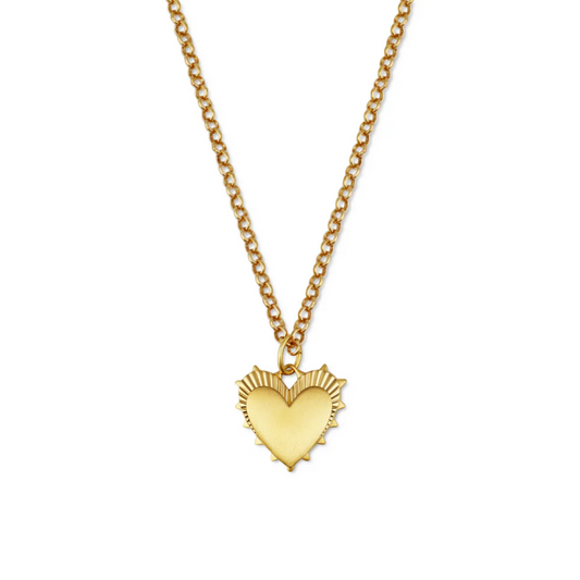 SMALL HEART OF GOLD NECKLACE